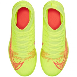 Chuteiras Nike Mercurial Superfly 8 Club Tf Jr CV0795 760 amarelo amarelos 1