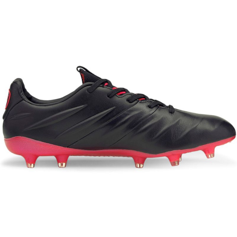 Puma King Platinum 21 FG / AG M 106478 02 chuteiras preto preto 1