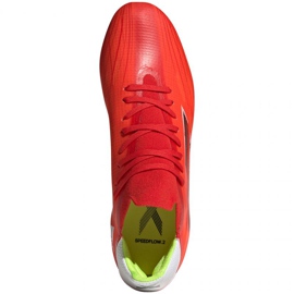 Chuteiras Adidas X Speedflow.2 Fg M FY3289 vermelho laranjas e vermelhos 1