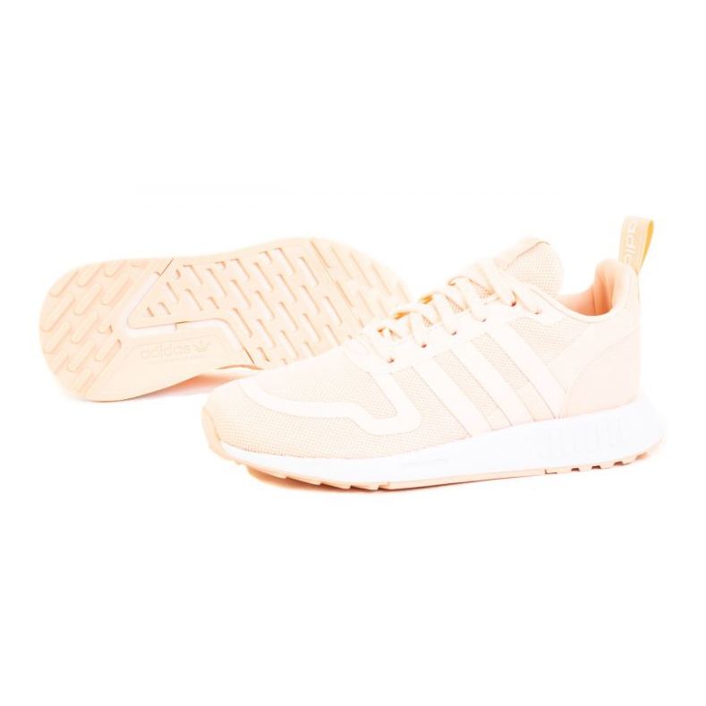 Sapatos Adidas Multix Jr Q47136 branco rosa 1