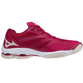 Tênis de voleibol Mizuno Wave Lightning Z6 Low W V1GC200064 vermelho laranjas e vermelhos 1