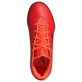 Chuteiras Adidas X Speedflow.4 Tf Jr FY3327 vermelho laranjas e tintos 1