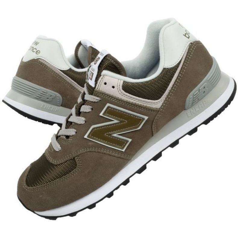Tênis de corrida New Balance ML574EGO marrom 1