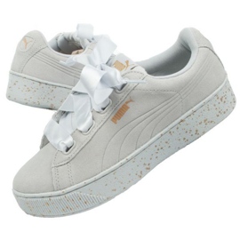 Puma Vikky Platform Ribbon W 366815 02 cinza 1 Puma Vikky Platform Ribbon W 366815 02 cinza 1