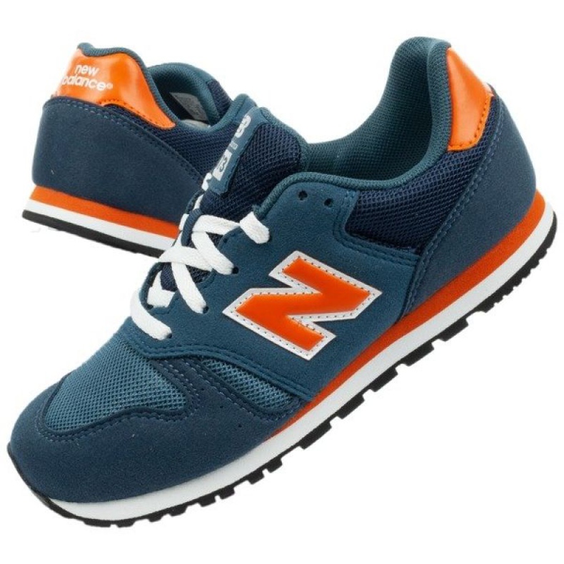 Tênis New Balance Jr YC373KN preto azul marinho 1