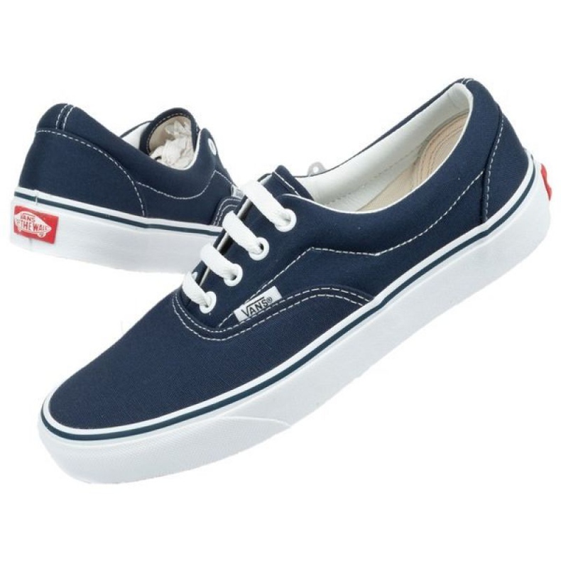 Tênis Vans Era 0EWZNVY branco azul marinho 1