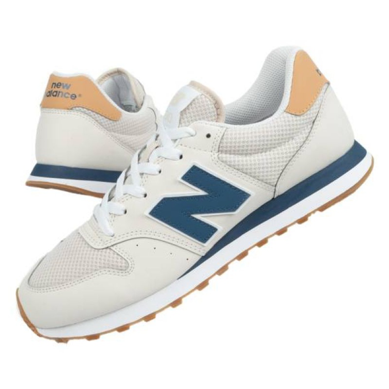 New Balance Novo Balanço M Gm500mm1 bege branco azul marinho 1