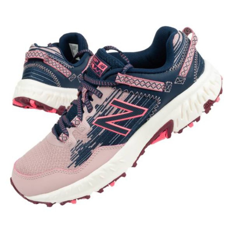 Tênis de corrida New Balance W WT410RP6 azul marinho rosa 1