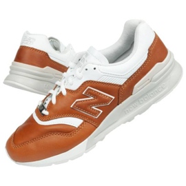Sapatos New Balance M CM997HEP branco castanho 1 Sapatos New Balance M CM997HEP branco castanho 1