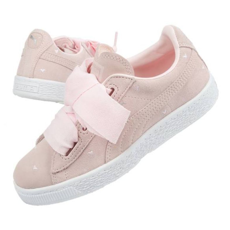 Puma Suede Heart Jr 365136 03 rosa 1 Puma Suede Heart Jr 365136 03 rosa 1