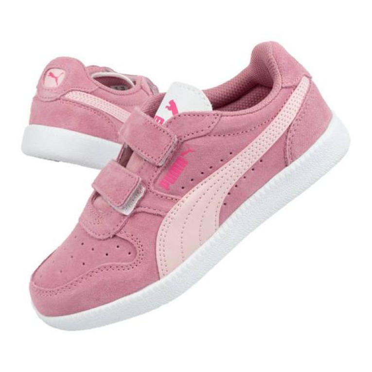 Sapatos Puma Icra Jr 360756 35 branco rosa 1