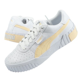 Puma Cali W 369155 30 sapatos branco amarelo 1