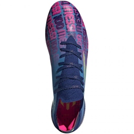 Chuteiras Adidas X Speedflow Messi.1 Fg M FY6879 multicolorido azul 1