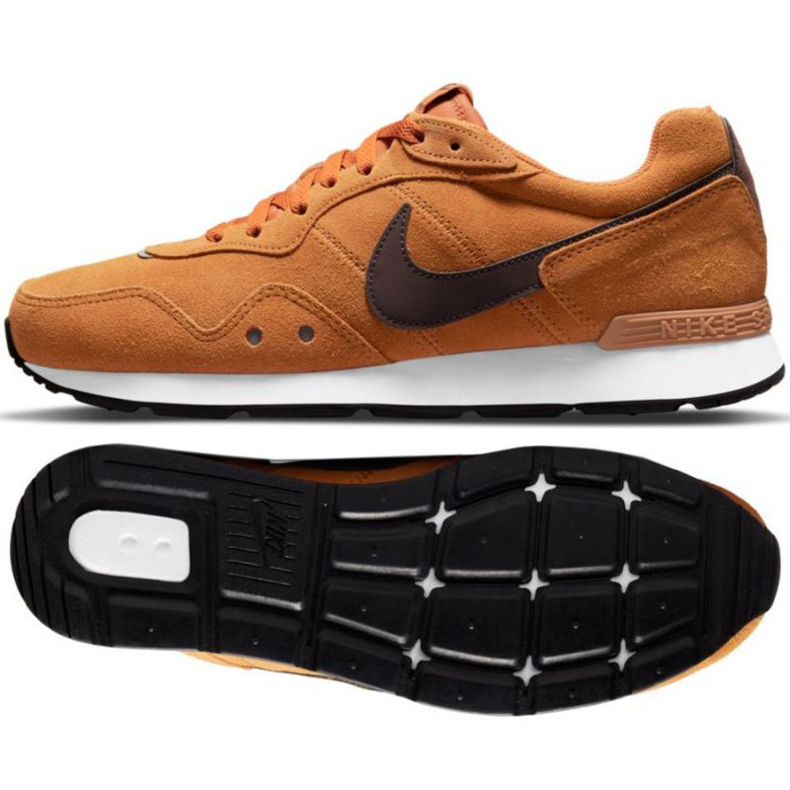 Sapato Nike Venture Runner camurça M CQ4557 200 marrom laranja 1