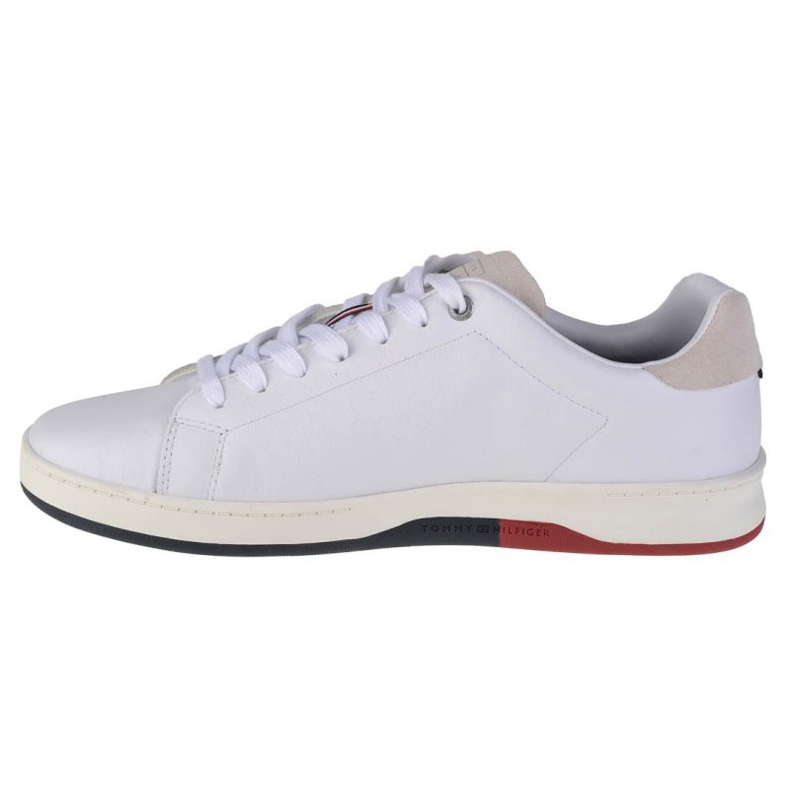 Cupsole de tênis retrô Tommy Hilfiger M FM0FM03726-YBR branco 1