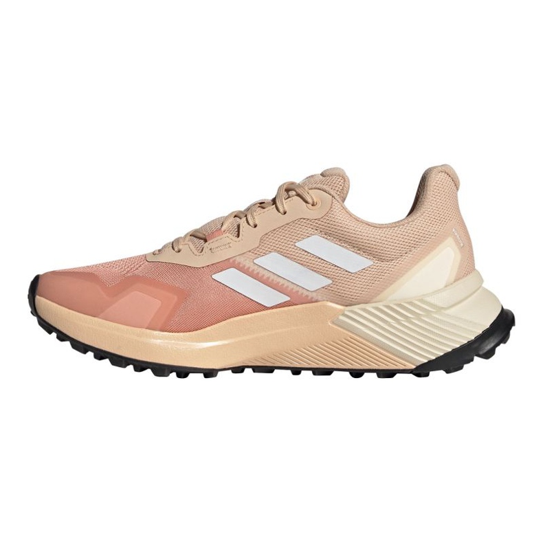 Tênis de corrida Adidas Terrex Soulstride W FY9257 bege multicolorido rosa 1