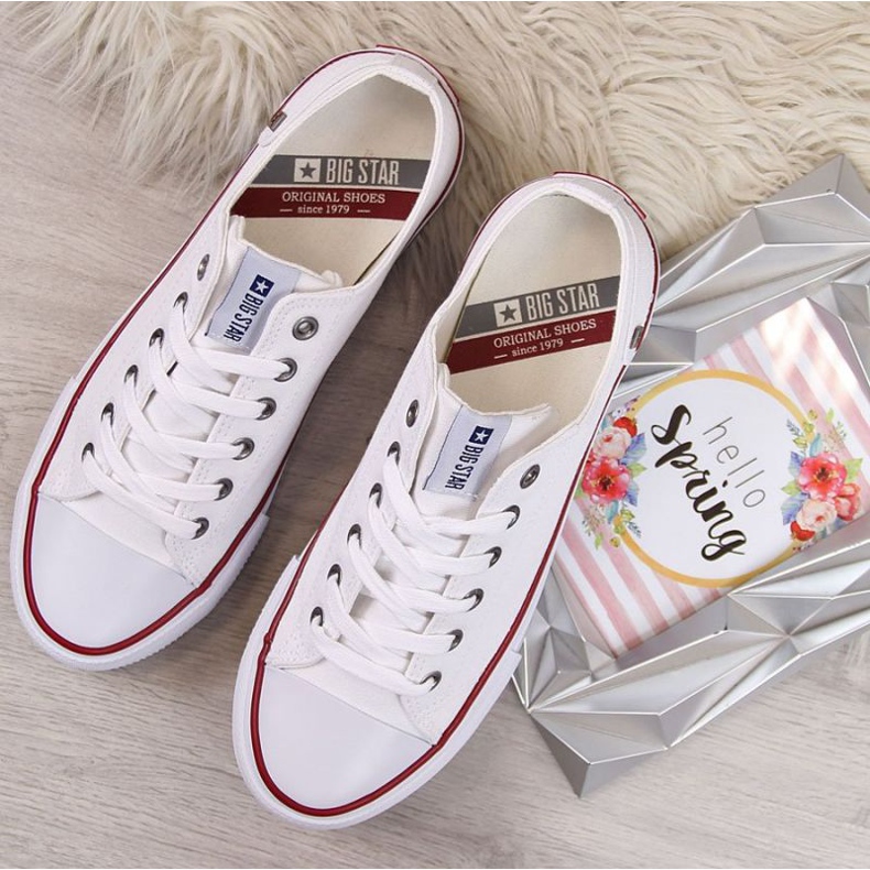 Sapatos brancos Big Star W DD274336 2