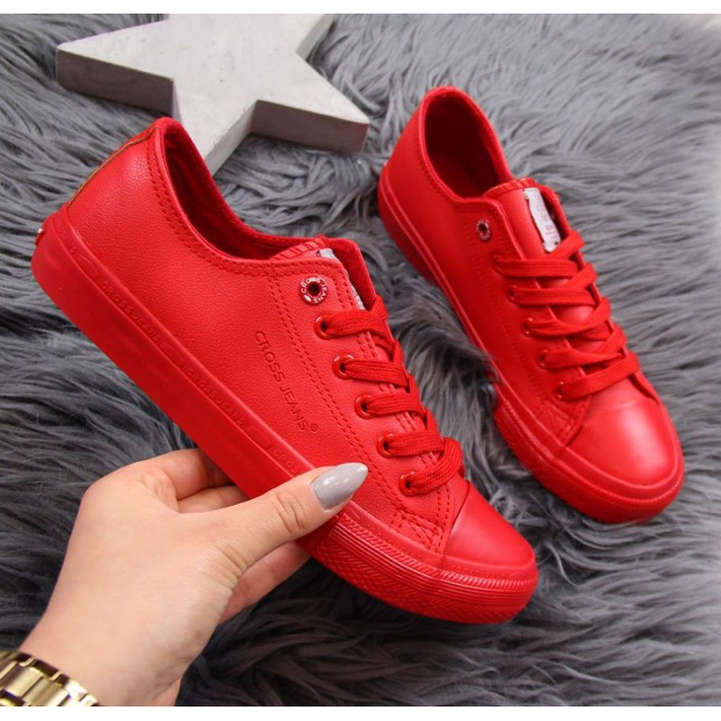 BM Sapatos vermelhos Cross Jeans W DD2R4032 1