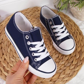 Atletico Tênis baixo Atlético Jr ATC388B azul marinho branco azul-marinho 1