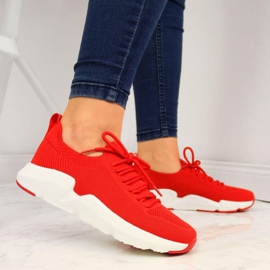 Tênis vermelho Big Star W DD274580 branco 2