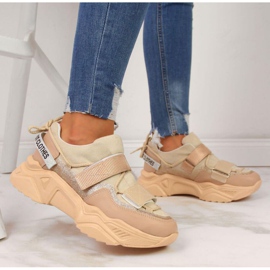 Tênis azul marinho Dot W WOL10 bege 2