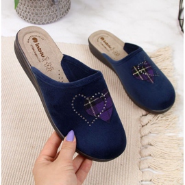 Chinelos para casa Inblu W ARC1 azul marinho 1