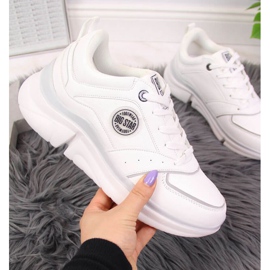 Tênis esportivos na plataforma Big Star W II274314 branco 1