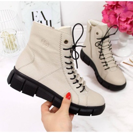 Botas isoladas Rieker W X3428 bege 1