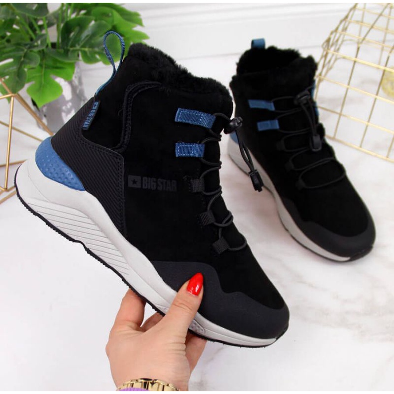 Botas pretas com isolamento de neve Big Star W II274261 preto 1 Botas pretas com isolamento de neve Big Star W II274261 preto 1
