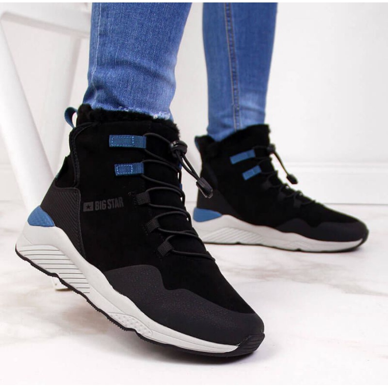 Botas pretas com isolamento de neve Big Star W II274261 preto 2 Botas pretas com isolamento de neve Big Star W II274261 preto 2