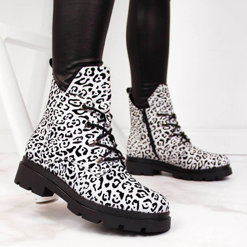 Botas isoladas Filippo W PAW284B brancas branco preto 2