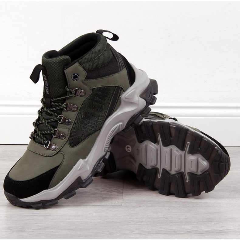 Botas cáqui Big Star M INT1625A verde 1