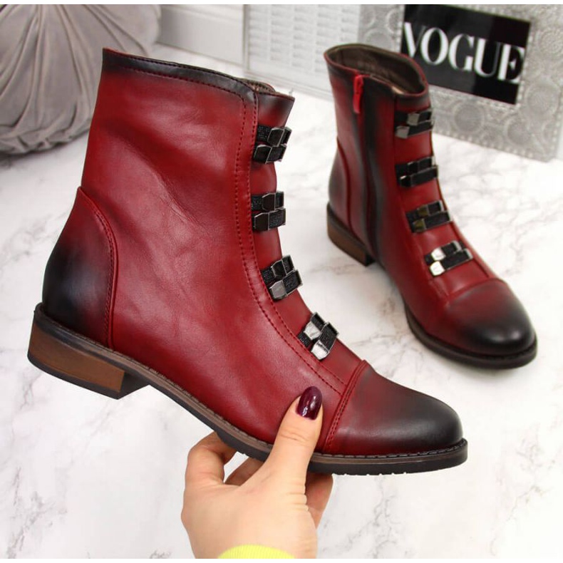 Botas isoladas Jezzi W JEZ260A vermelho 1