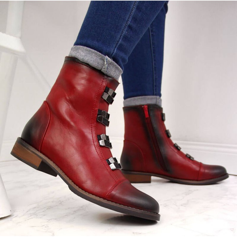 Botas isoladas Jezzi W JEZ260A vermelho 2
