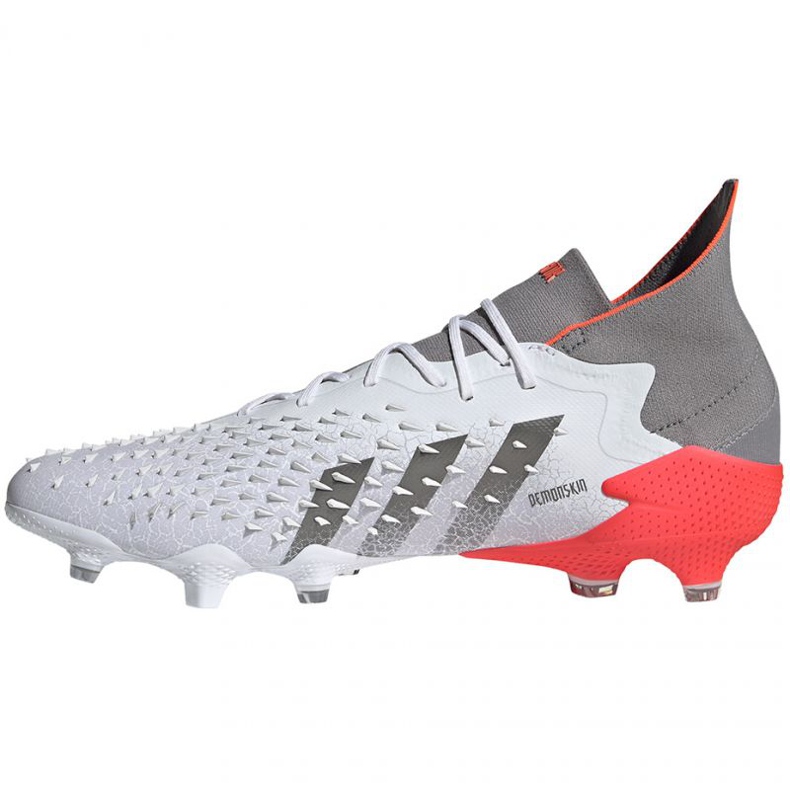Chuteiras Adidas Predator Freak.1 Fg M FY6255 branco, branco, cinza / prata branco 1