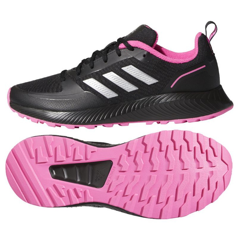 Tênis de corrida Adidas Runfalcon 2.0 Tf W FZ3585 preto rosa 1