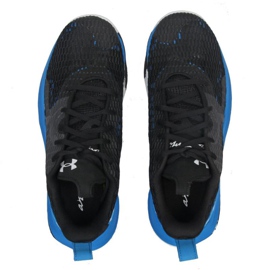 Under Armour Spawn 3 M 3023 738 003 tênis de basquete preto preto 1