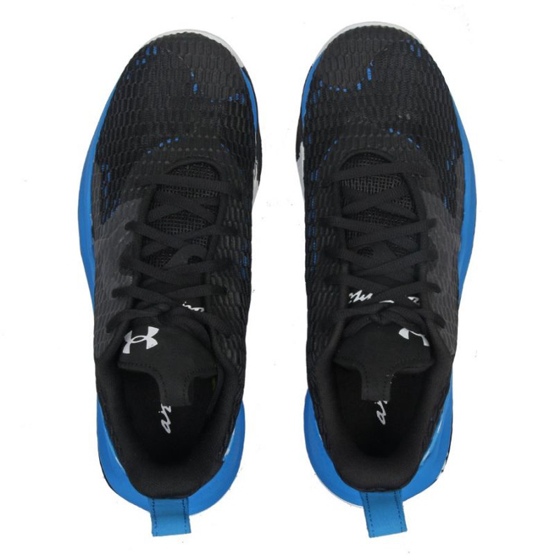 Under Armour Spawn 3 M 3023 738 003 tênis de basquete preto preto 1