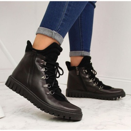 Botas de couro com isolamento Dolce Pietro W P49 preto 2 Botas de couro com isolamento Dolce Pietro W P49 preto 2