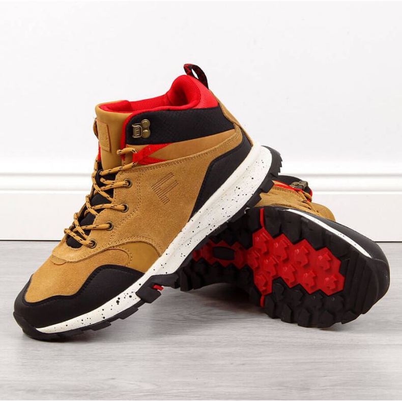 Botas de couro para caminhada Filippo M PAW294B camelo marrom 1