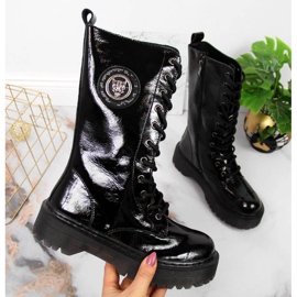 Botas de couro com alto isolamento Filippo W PAW298 pretas preto 1