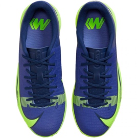 Chuteiras Nike Mercurial Vapor 14 Academy Tf Jr CV0822 474 azul verde azul 1