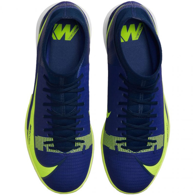 Chuteiras Nike Mercurial Superfly 8 Academy Ic M CV0847 474 azul verde azul 1