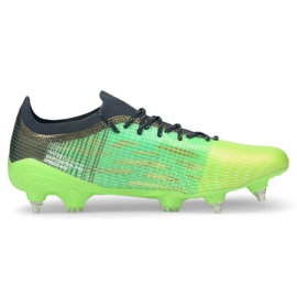 Botas de futebol Puma Ultra 1.3 Mx Sg M 106513-03 ouro, verde verde 1
