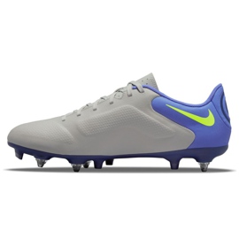 Chuteiras Nike Tiempo Legend 9 Academy SG-Pro Ac M DB0628-075 cinza azul cinza 1