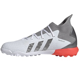 Chuteiras Adidas Predator Freak.3 Tf M FY6309 cinza, branco cinza 1
