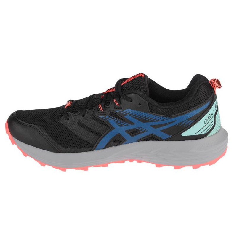 Tênis de corrida Asics Gel Sonoma 6 W 1012A922-011 preto azul laranja 1