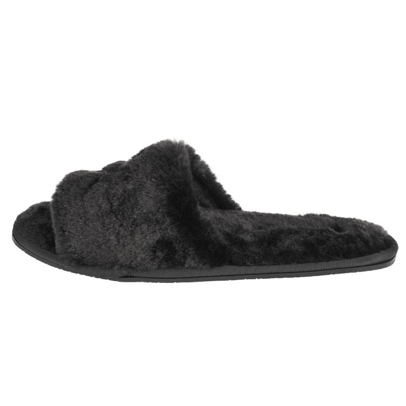 Calvin Klein Slipper Sandal Fur W HW0HW00634-BAX preto 1