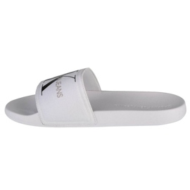 Calvin Klein Slide Monogram Co M YM0YM00061-YAF branco 1 Calvin Klein Slide Monogram Co M YM0YM00061-YAF branco 1