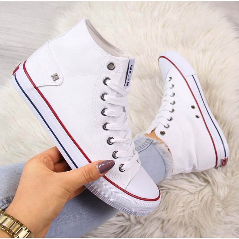 Tênis de cano alto Big Star W DD274332 branco 1